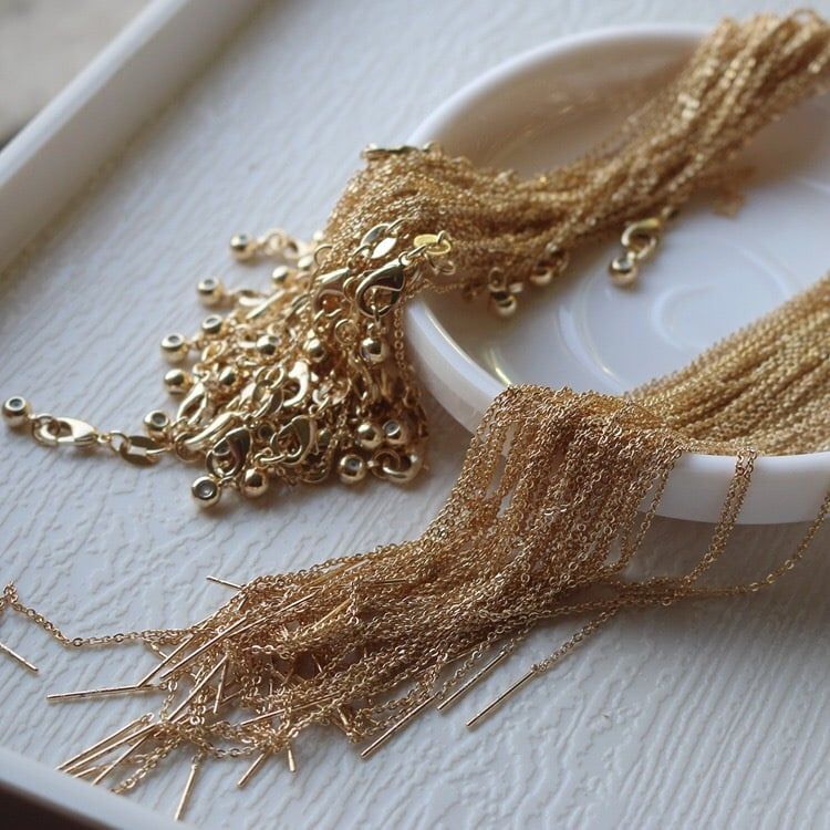 Dây chuyền mạ Vàng 18k Chất Lượng Cao có thể điều chỉnh kích thước