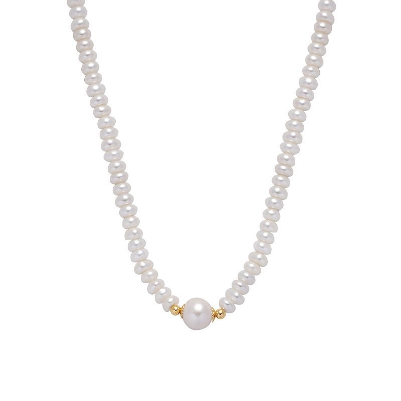 Vòng cổ Chuỗi Ngọc Trai Hình Tròn Choker Thời Thượng cá tính CT009