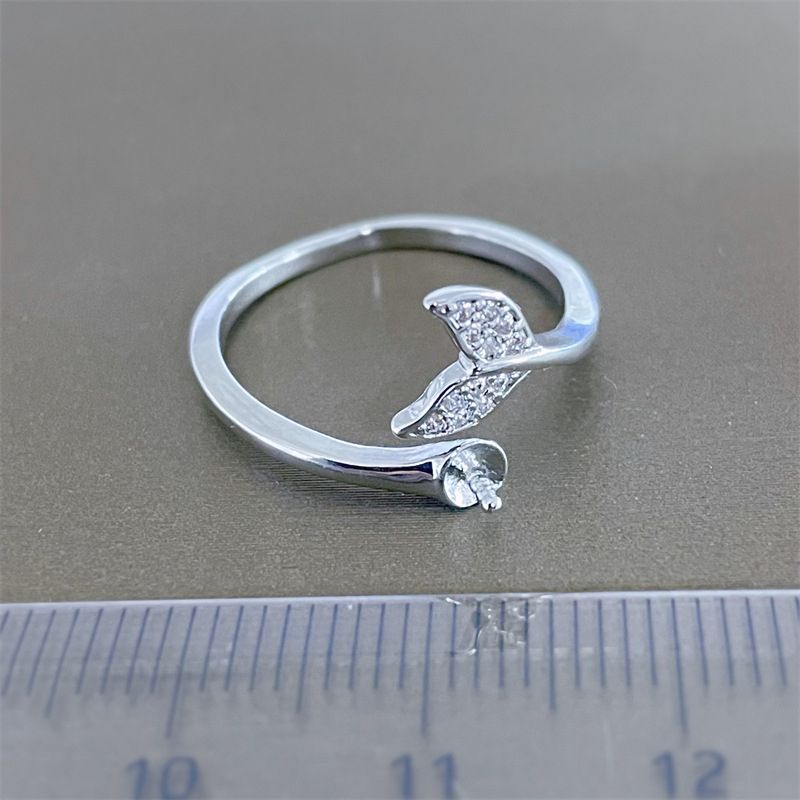 Nhẫn Hở Hình Đuôi Cá Đính Ngọc Trai Thời Trang Madame Hien Pearls Cho Nữ NN024