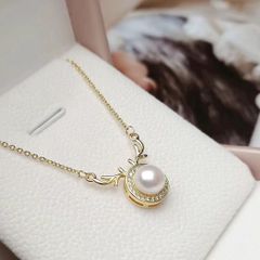 Vòng cổ Ngọc Trai Mặt Hươu Nhỏ MADAME HIEN PEARLS Dễ Thương MN002