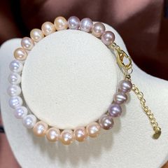 Vòng Tay Ngọc Trai Tự Nhiên Đa Sắc MADAME HIEN PEARLS Thời Trang, Cá Tính VTT008M