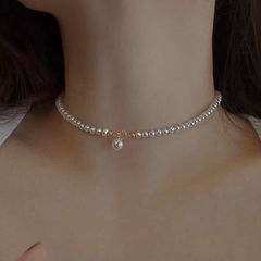 [Kèm Kiểm Định và Hộp] Set Bộ Trang Sức Ngọc Trai Hạt Tròn Nhí 3-4mm Khoá Cham Hạt Trai Chuông MADAME HIEN PEARLS Đáng Yêu SCT042