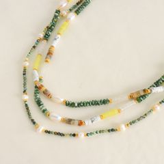Vòng Cổ Ngọc Trai Tự Nhiên Phong Cách Bohemian Boho Unisex Nam Nữ MADAME HIEN PEARLS CG031