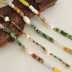 Vòng Cổ Ngọc Trai Tự Nhiên Phong Cách Bohemian Boho Unisex Nam Nữ MADAME HIEN PEARLS CG031
