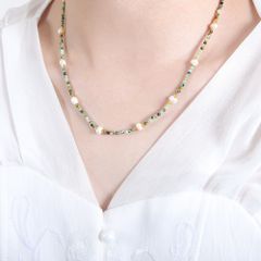 Vòng Cổ Ngọc Trai Tự Nhiên Phong Cách Bohemian Boho Unisex Nam Nữ MADAME HIEN PEARLS CG031