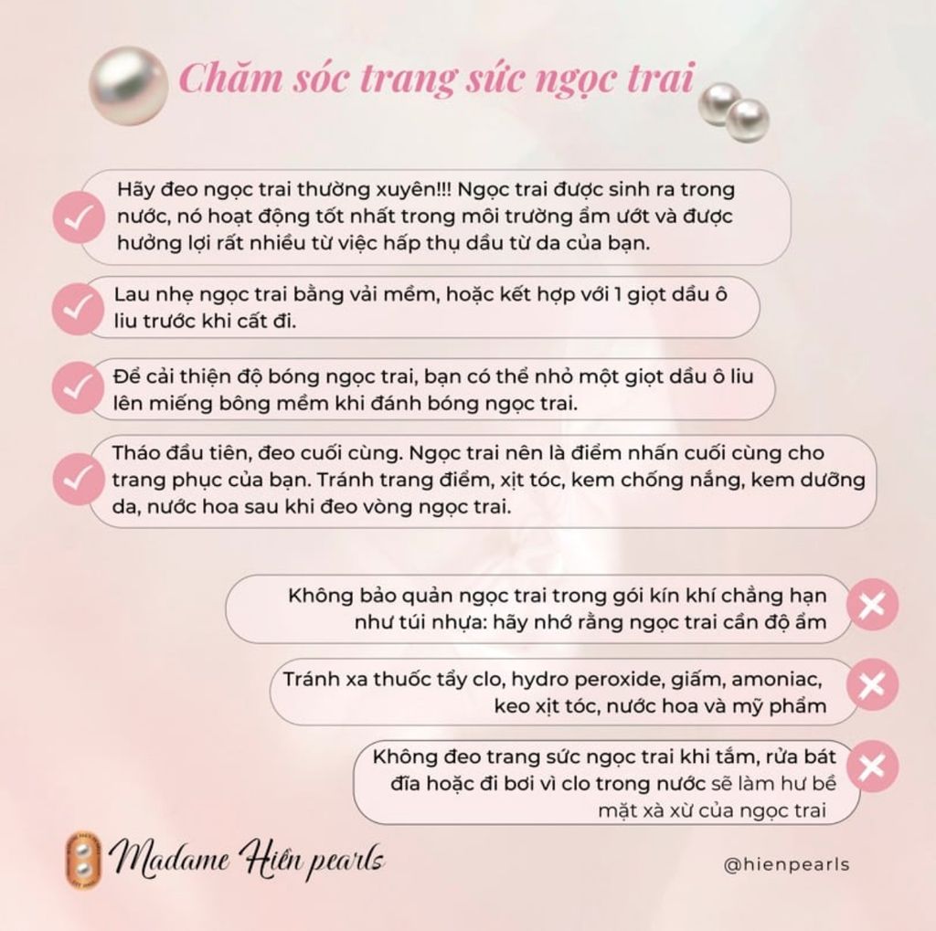 Bông Tai Ngọc Trai Tự Nhiên Khoá Tròn Đính Ngọc Trai Kiểu Chùm Nho MADAME HIEN PEARLS Cho Nữ BTN230