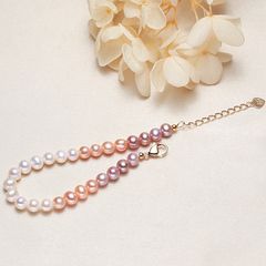 Vòng Tay Ngọc Trai Tự Nhiên Đa Sắc MADAME HIEN PEARLS Thời Trang, Cá Tính VTT008M