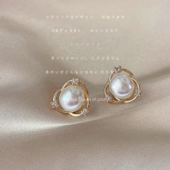 Khuyên Tai Ngọc Trai Nước Ngọt Tự Nhiên MADAME HIEN PEARLS Thời trang MADAME HIEN PEARLS Cho Nữ BTN064