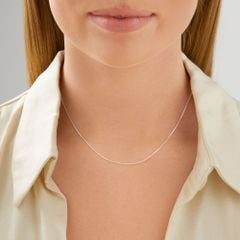 Dây Chuyền Bạc S925 thời trang độ dày 1mm, dài 40-50cm