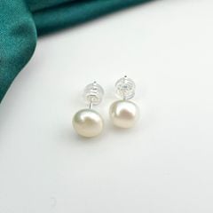 Bông Tai Hoa Cẩm Tú Cầu 3D Vỏ Sò Đính Ngọc Trai Nuôi Tự Nhiên Quý Phái 2 Kiểu Đeo Linh Hoạt MADAME HIEN PEARLS Cho Nữ BTN039