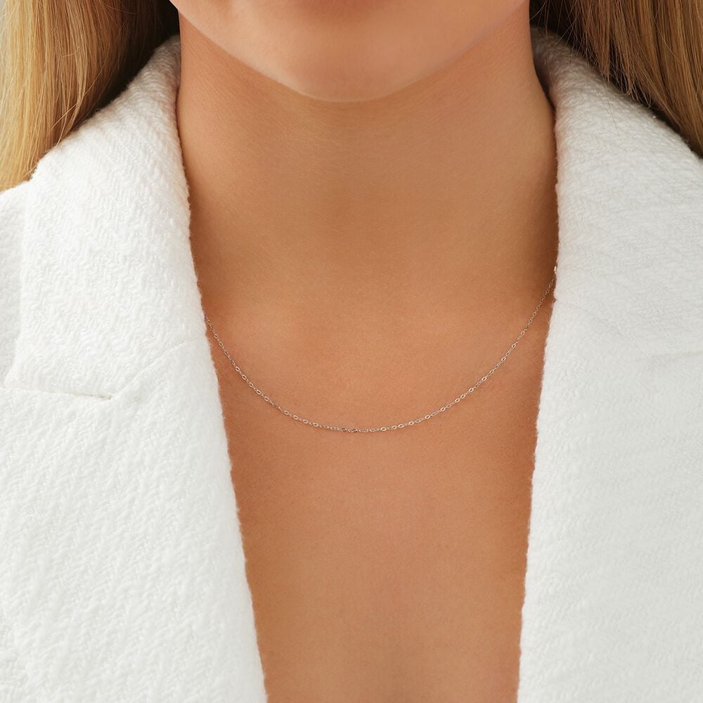 Dây Chuyền Bạc S925 thời trang độ dày 1mm, dài 40-50cm