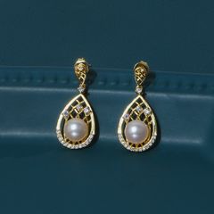 Bông Tai Ngọc Trai Tự Nhiên MADAME HIEN PEARLS Quý Phái Quyền Lực MADAME HIEN PEARLS Cho Nữ BTN056