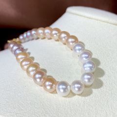 Vòng Tay Ngọc Trai Tự Nhiên Đa Sắc MADAME HIEN PEARLS Thời Trang, Cá Tính VTT008M