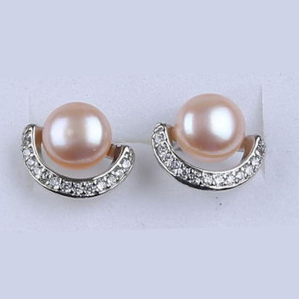 Bông Tai Ngọc Trai MADAME HIEN PEARLS Thời trang Tươi Tắn Tự Nhiên BTN034