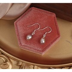 Bông Tai Bạc Móc Câu MADAME HIEN PEARLS Hạt Ngọc Trai Giọt Nước dễ thương BTG001