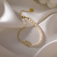 Vòng Tay Phối Ngọc Trai Tự Nhiên MADAME HIEN PEARLS Đơn Giản, Thời trang MADAME HIEN PEARLS VTT013