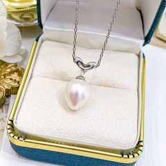 Dây chuyền Mặt Ngọc Trai Mặt 1 Hạt dáng Giọt Nước quyến rũ cho nữ MG008