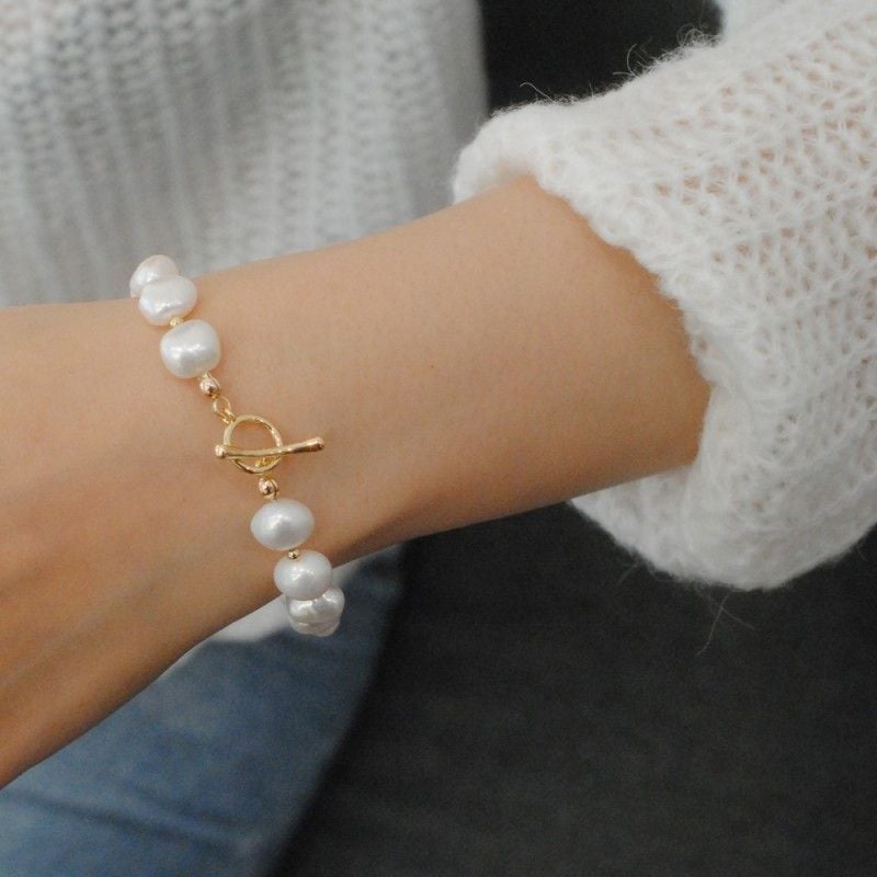 Vòng Tay Mạ Vàng 18K Phong Cách Baroque thời trang cho cô gái hiện đại VTB002