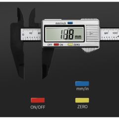 Thước Kẹp Điện Tử Đo Đường Kính Sợi Nhựa Carbon Syntek 150mm Chammart - Màu Đen