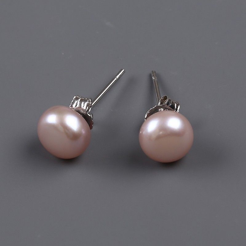 Bông tai nụ size khủng 10-11 mm chốt bạc S925 TT067