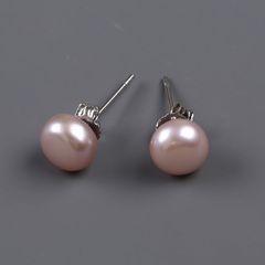 Bông tai nụ size khủng 10-11 mm chốt bạc S925 TT067