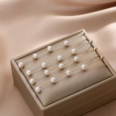 Bông Tai Bạc Dài Tua Rua 5-6mm MADAME HIEN PEARLS Ngọc Trai Tự Nhiên Thanh Lịch, Thời Thượng BTT019