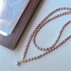 Vòng cổ Ngọc Trai Tự Nhiên 5-6mm MADAME HIEN PEARLS Đáng Yêu CG065