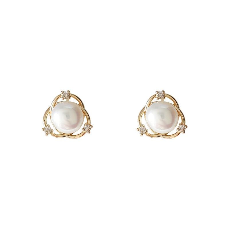 Khuyên Tai Ngọc Trai Nước Ngọt Tự Nhiên MADAME HIEN PEARLS Thời trang MADAME HIEN PEARLS Cho Nữ BTN064