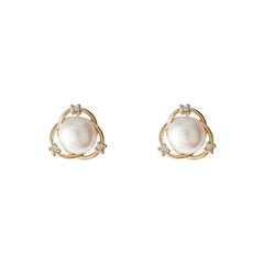 Khuyên Tai Ngọc Trai Nước Ngọt Tự Nhiên MADAME HIEN PEARLS Thời trang MADAME HIEN PEARLS Cho Nữ BTN064