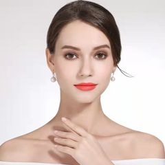 Bông Tai Tua Tua Tòn Ten Ngọc Trai Size Khủng 12mm Vàng 14K YM008