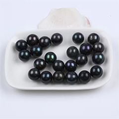 Hạt Ngọc Trai Đen Tự Nhiên Không Lỗ 11-13mm Có Ít Tì MADAME HIEN PEARLS HT004D
