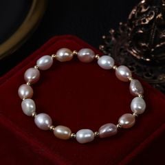 Vòng Tay Ngọc Trai Baroque Tự Nhiên MADAME HIEN PEARLS Thời Trang VTB065