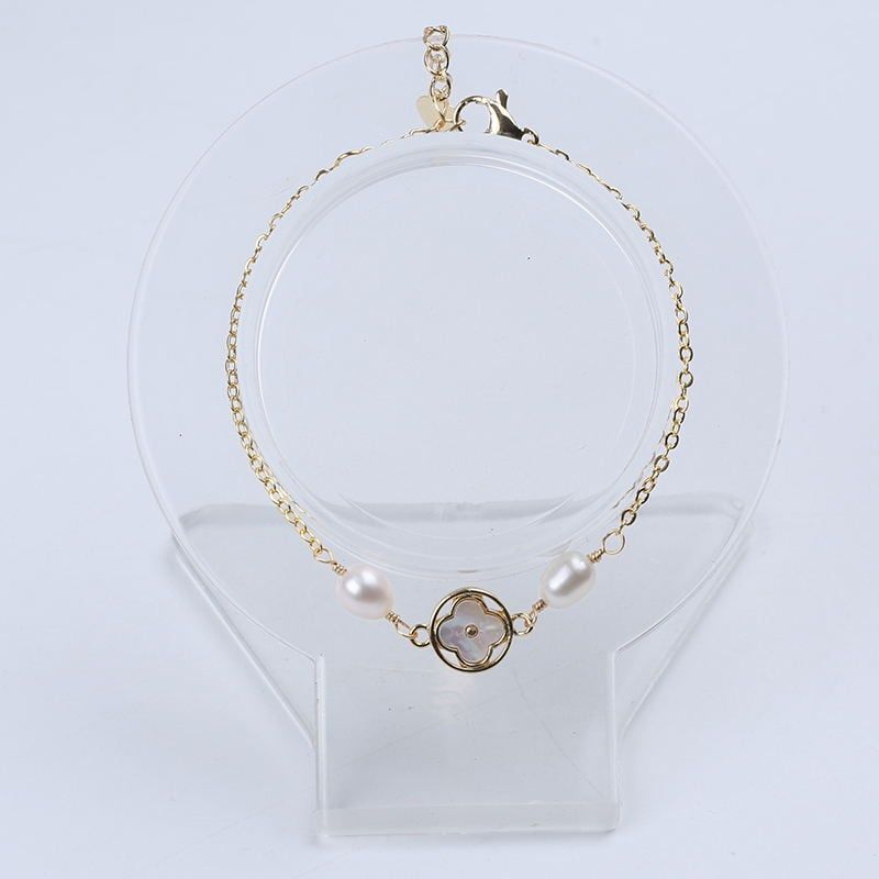 Vòng Tay Ngọc Trai Tự Nhiên Đơn Giản MADAME HIEN PEARL Dễ Thương VTG005