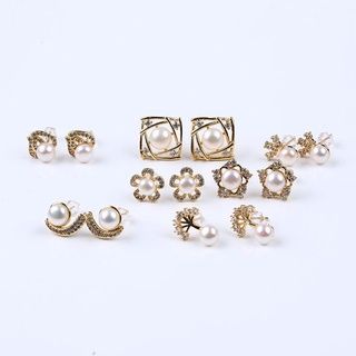 Bông Tai Ngọc Trai Tự Nhiên Nhỏ Xinh Thời Trang MADAME HIEN PEARLS  Cho Nữ BTN063