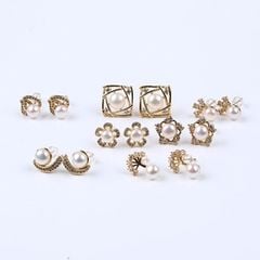 Bông Tai Ngọc Trai Tự Nhiên Nhỏ Xinh Thời Trang MADAME HIEN PEARLS  Cho Nữ BTN063