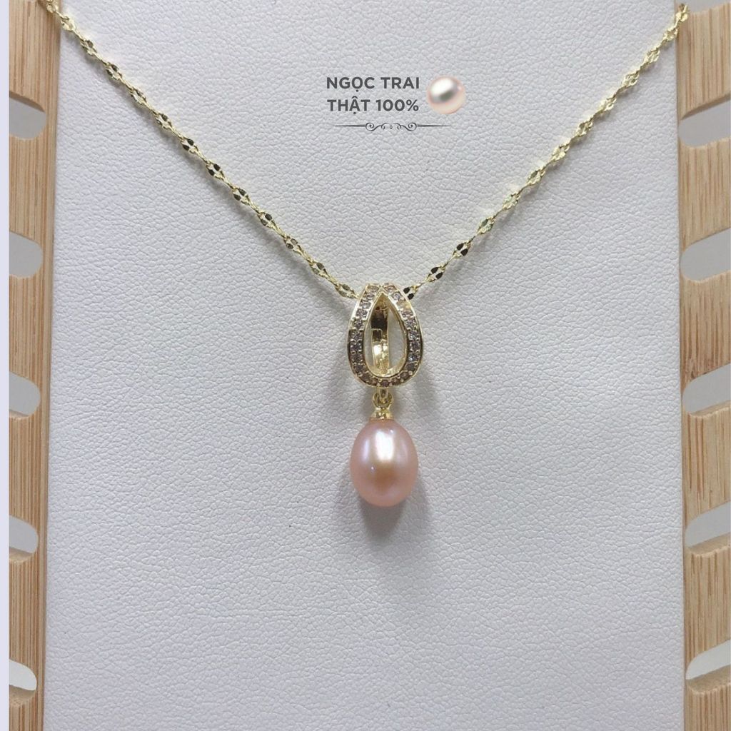 Mặt Dây Chuyền Xà Cừ Ngọc Trai MADAME HIEN PEARLS Tự Nhiên Đơn Giản