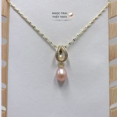 Mặt Dây Chuyền Xà Cừ Ngọc Trai MADAME HIEN PEARLS Tự Nhiên Đơn Giản MG006