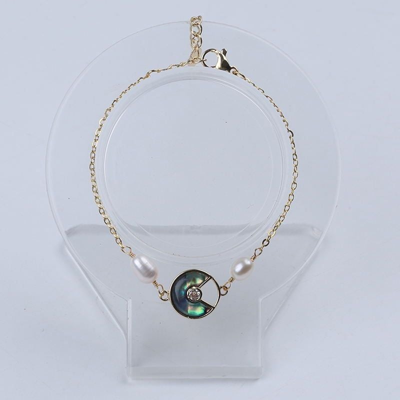 Vòng Tay Ngọc Trai Tự Nhiên Đơn Giản MADAME HIEN PEARL Dễ Thương VTG005