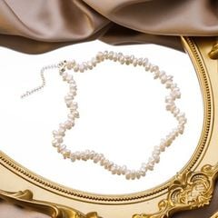 Set Vòng Cổ và Vòng Tay Trang sức ngọc trai thời trang MADAME HIEN PEARLS Baroque cho nữ CB004