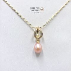 Mặt Dây Chuyền Xà Cừ Ngọc Trai MADAME HIEN PEARLS Tự Nhiên Đơn Giản MG006