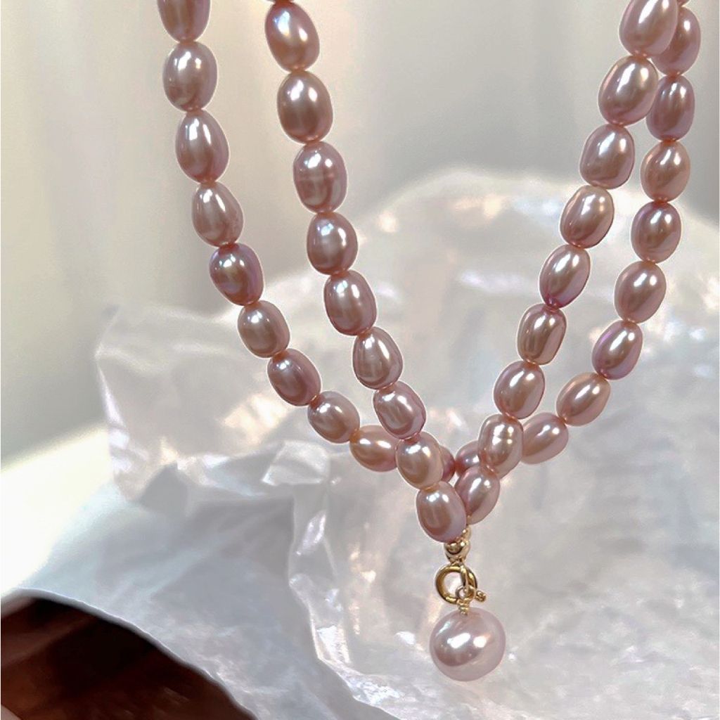 Vòng cổ Ngọc Trai Tự Nhiên 5-6mm MADAME HIEN PEARLS Đáng Yêu CG065