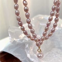 Vòng cổ Ngọc Trai Tự Nhiên 5-6mm MADAME HIEN PEARLS Đáng Yêu CG065
