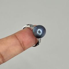Nhẫn Ngọc Trai Tự Nhiên Hạt To Khủng Kiểu Dáng Tối Giản Sang Trọng MADAME HIEN PEARLS Cho Nữ NN139