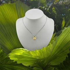 Mặt Dây Chuyền Ngọc Trai Edison Vàng 10-11mm Tối Giản Minimalist Sang Trọng MADAME HIEN PEARLS Cho Nữ MT052