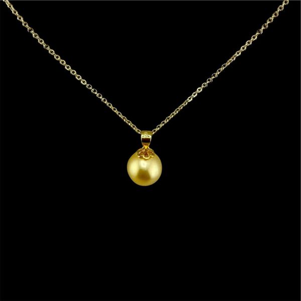Mặt Dây Chuyền Ngọc Trai Edison Vàng 10-11mm Tối Giản Minimalist Sang Trọng MADAME HIEN PEARLS Cho Nữ MT052