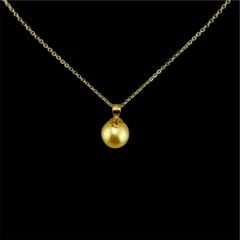 Mặt Dây Chuyền Ngọc Trai Edison Vàng 10-11mm Tối Giản Minimalist Sang Trọng MADAME HIEN PEARLS Cho Nữ MT052