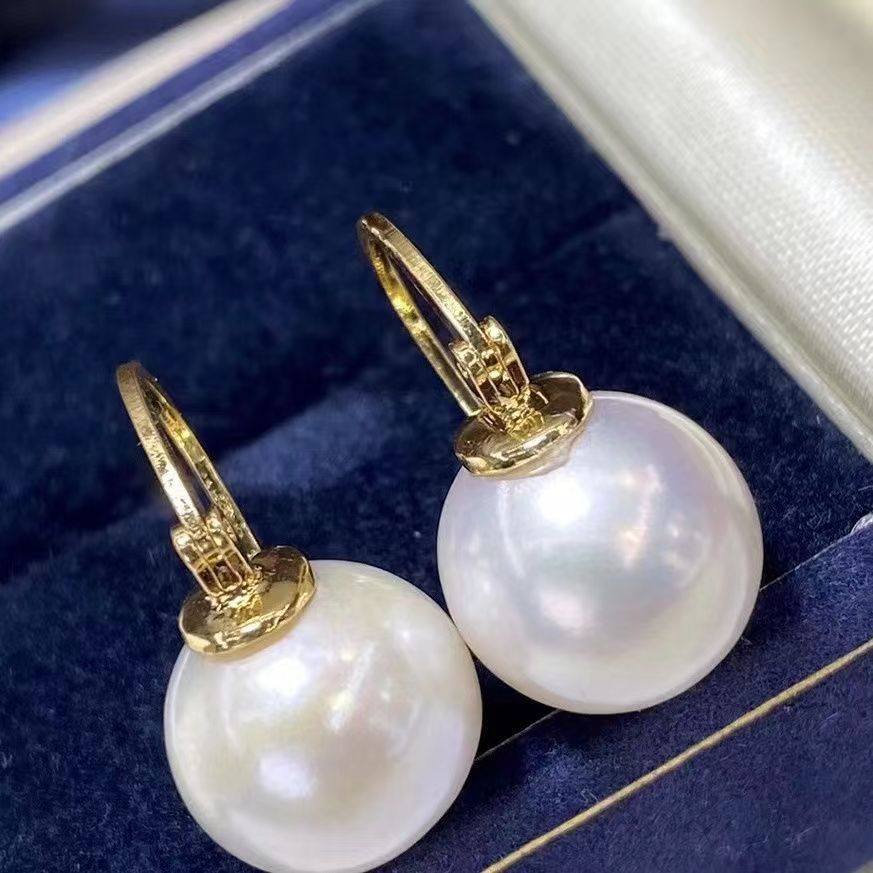 Bông Tai Bạc Ý Đính Ngọc Trai Edison Tự Nhiên MADAME HIEN PEARLS Kiểu Dáng Rất Tây BTT060