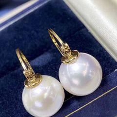 Bông Tai Bạc Ý Đính Ngọc Trai Edison Tự Nhiên MADAME HIEN PEARLS Kiểu Dáng Rất Tây BTT060