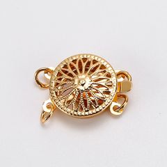 Khoá Cài Mặt Dây Chuyền Hoặc Vòng Tay Mặt Hoa Hướng Dương Sunflower MADAME HIEN PEARLS PKKC026