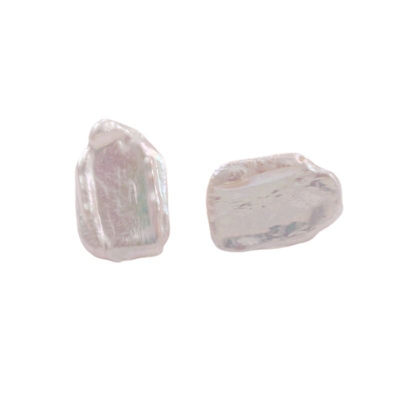 Bông Tai Ngọc Trai Baroque Tự Nhiên Hình Chữ Nhật Cá Tính Phong Cách Châu Âu MADAME HIEN PEARLS Cho Nữ BTB042